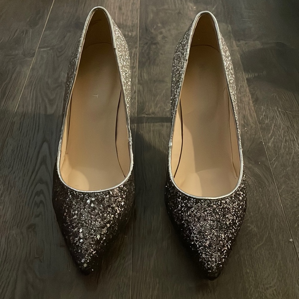 Like new size 7M sparkly high heels - Nine West